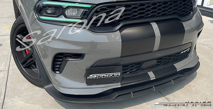 Custom Dodge Durango  SUV/SAV/Crossover Front Lip/Splitter (2021 - 2024) - $790.00 (Part #DG-067-FA)